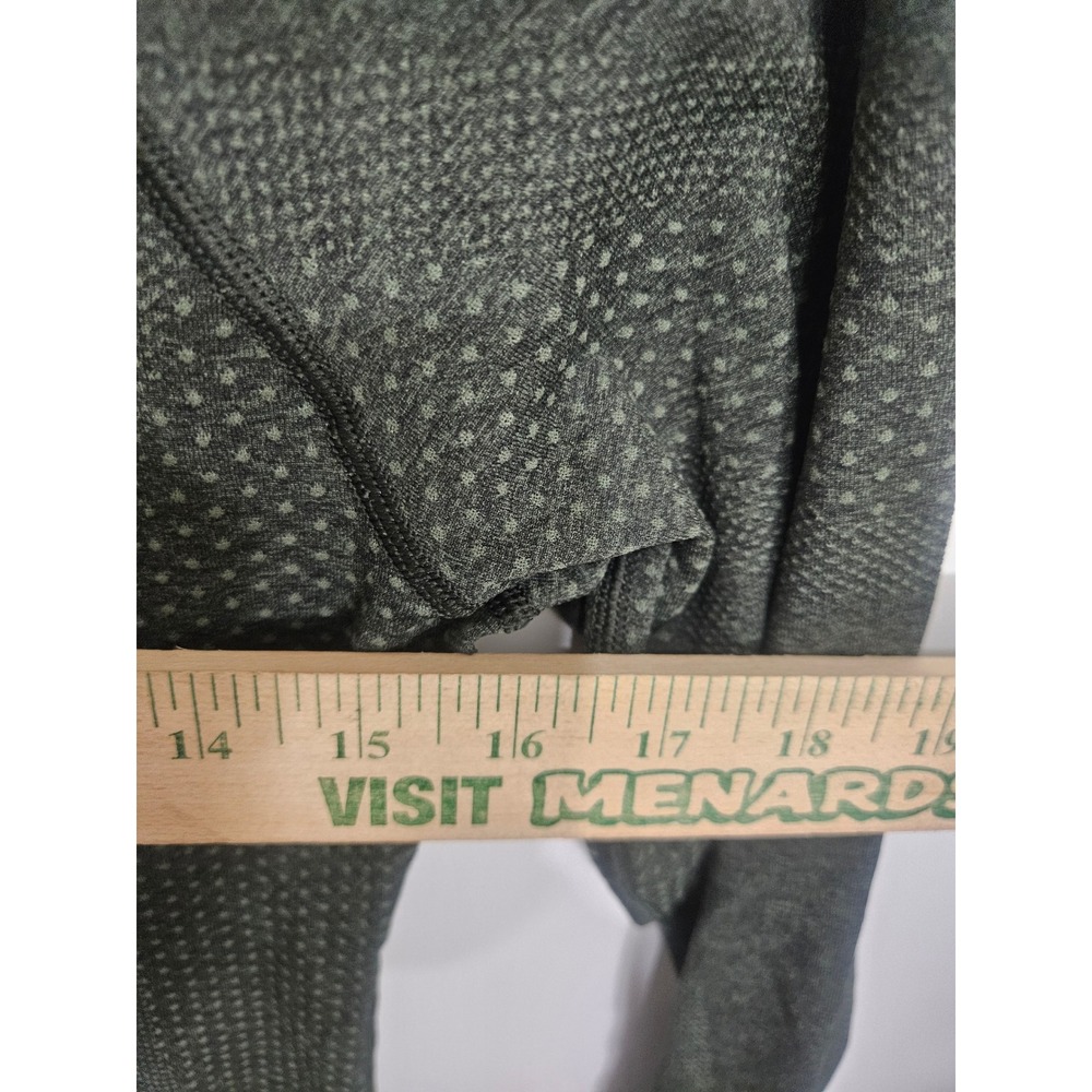 FIGS Seamless Long Sleeve Performance Top Green Heather W22KW1010 Womens Medium - Picture 5 of 7